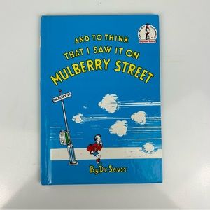 Dr Seuss and to think I saw it on mulberry street discontinued hardcover book